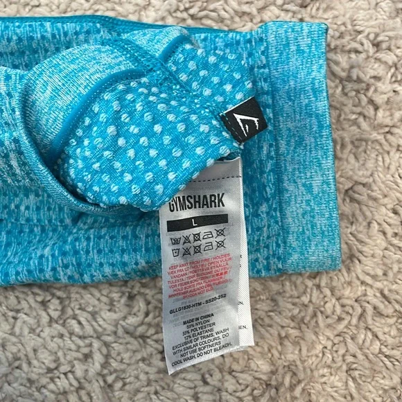 Gymshark Blue Seamless Leggings - Picture 2 of 4